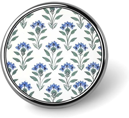 Emaille-Anstecknadeln im asiatischen Stil, blaue und weiße Chinoiserie-Pagoden-Hutnadeln, traditionelle Anstecknadel, orientalische traditionelle orientalische individuelle Knöpfe, Anstecknadeln im or