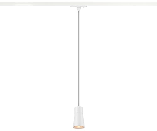 SLV PURI 2.0 Cone, 1~ Pendelleuchte, GU10, Pendellänge 200 cm, 1x max. 6 W, weiß