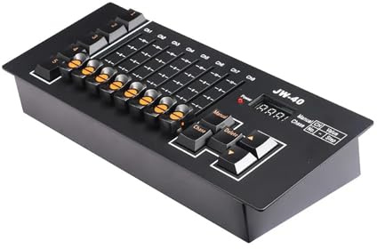 Mesa de Mezclas DJ, Controlador de iluminación botón batería DMX 512 40 canales consola de apoyo de mano fácil trabajo for iluminación de escenario luz móvil