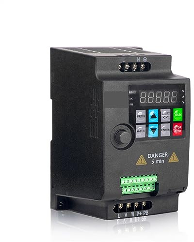 Trasformatore di Potenza, Regolatore di velocità di frequenza VFD 2.2KW 12A 220 V CA Motor Drive Inverter monofase in ingresso trifase variabile(0.75kw 1 Phase)