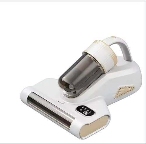 Générique UV Dust Mite Vacuum Cleaner for Mattresses, Wireless, Vibrating and Heating, 70°C, UV Light Function, Black/Purple (White)