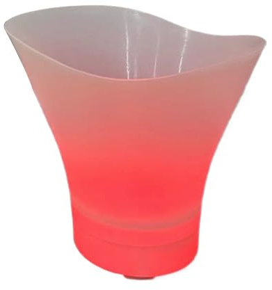 Jvjggag LED Ice Bucket, 7L Light Up, Colorful Light Up, Waterproof Radiant Ice Bucket, Ice Bucket with Wireless Speaker, Light Up Ice Bucket for Drinks, Ice Bucket for Wine and
