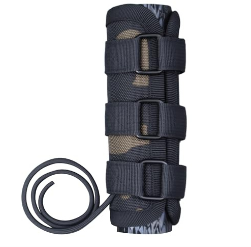 NITIIKA 6 inch Suppressor Cover with Burn Proof Micro Fiber Sleeve, Heat Resistant Inner Fiberglass & Silicon Lining​ Suppressor Wrap, Flame-Retardant Cover Protective Sleeve for Suppressor