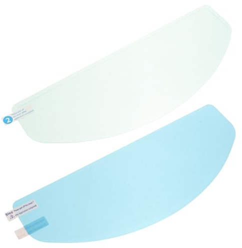 HORIALENCE 2 Pezzi Pellicola Antipioggia Per Casco Pellicola Con Specchio Per Auto Anticruofogeni Pellicola Protettiva Antiappannamento Pellicola Protettiva Antipioggia L'animale Domestico