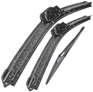 Car wipers For Nissan For Juke F15 2010-2016 22+14+12 Front & Rear Wiper Blades Set Windshield Windscreen Window Brushes Wiper Blade Kit