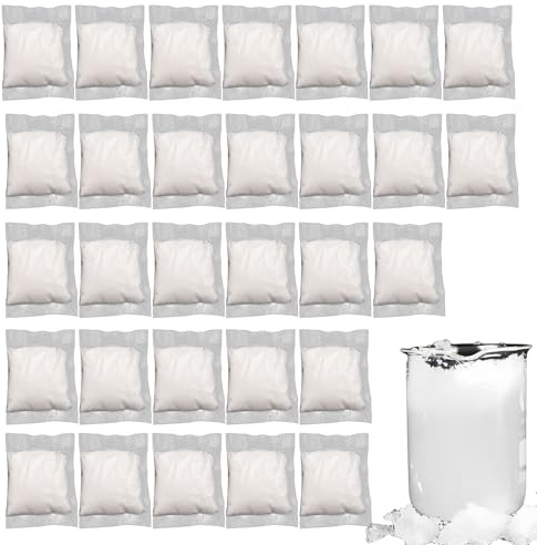 Toiletten Absorber Pulver,30 Stück Camping Toiletten Pulver - Geruch Neutralisator Urin Absorbier Gel Flüssigkeits Festiger für Reisen Rucksacktour Camping Outdoor Komfort