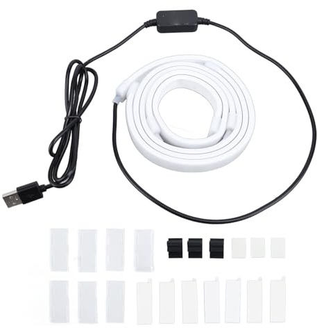 XUMIUZIY Monitorare la Retroilluminazione per PC, la Sincronizzazione della Striscia a LED con lo Schermo da 32 Pollici, le Luci di Gioco per Monitor con 3 modalità di Illuminazione, 16