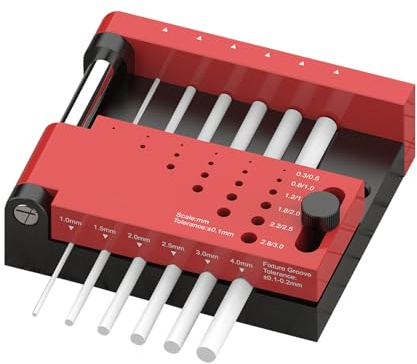 Funzione Per Foratura - Localizzatore Di Guida Regolabile, Strumento Noioso Di Precisione | Accessorio Per La Lavorazione Del Legno Professionale Per Ripiani Di Mobili Mobili In Carpenteria Dowels Rep