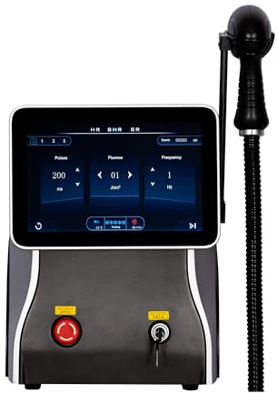 Professionell Diodlaser för Hårborttagning 755/808/1064 nm, Bärbar Enhet med TEC Kylning, Effektiv Hudvård hemma eller i Salong