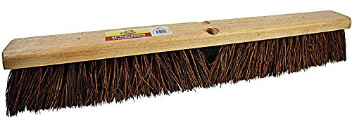 Bristles 4224 24” Push Broom Head for Indoor and Outdoor, Commercial Or Residential Use with Stiff Bristles for Heavy-Duty Work On Concrete, Patio, Garage, Stone Or Any Heavy Duty Cleaning