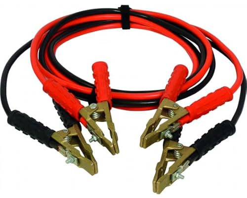 TOPCAR Jeu de câbles de démarrage 4m équipés de Pinces Laiton 480A 25mm 04150