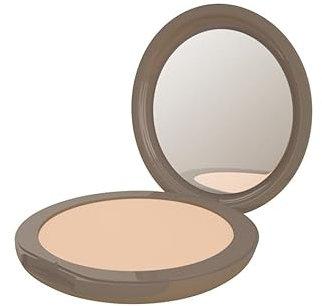 Neve Cosmetics fondotinta compatto con specchietto incorporato Flat Perfection levigante, coprenza media | Light Neutral
