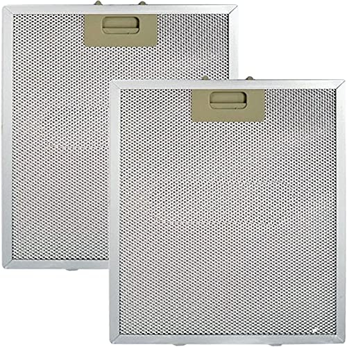 SPARES2GO Lot de 2 filtres à graisse métalliques compatibles avec hotte Baumatic (320 mm x 270 mm)