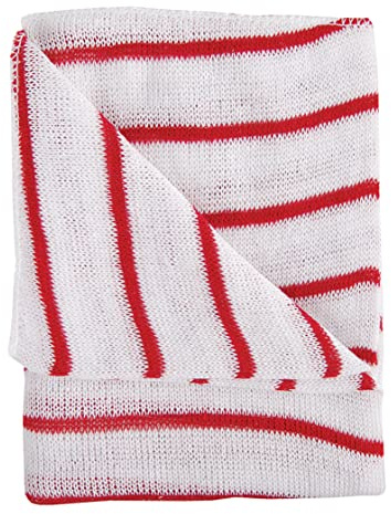 North Star Supplies Hygiene Colour Coded Cleaning Cloth (10) - Red