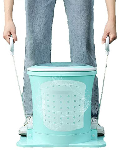 Centrifuga per Vestiti, centrifuga, strizzatore per Vestiti, Portatile Compatto Manuale, Mini asciugatrice Manuale Non elettrica per Appartamento dormitorio Campeggio. (4)