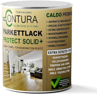 Contura Premium Protect Seidenmatt Parkettlack Treppenlack Dielenlack Fußbodenlack (750ml)