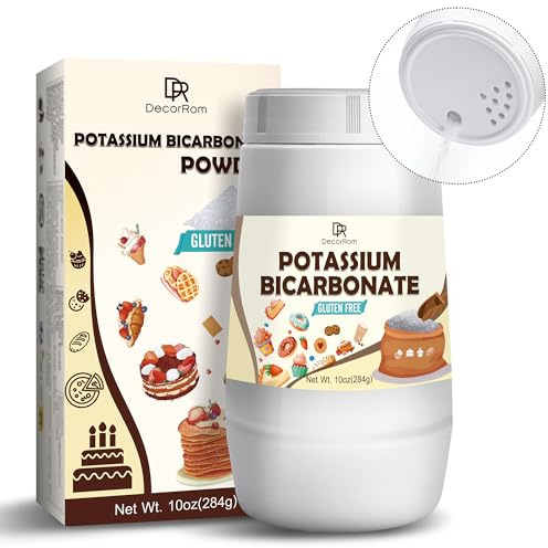 Kaliumhydrogencarbonat, Kaliumbicarbonat 284g - 100% Reines Kaliumbikarbonat Pulver Treibmittel für Pflanzen, Kuchen, Backen, Weinherstellung - Vegan Potassium Bicarbonate zum Kekse, Snacks
