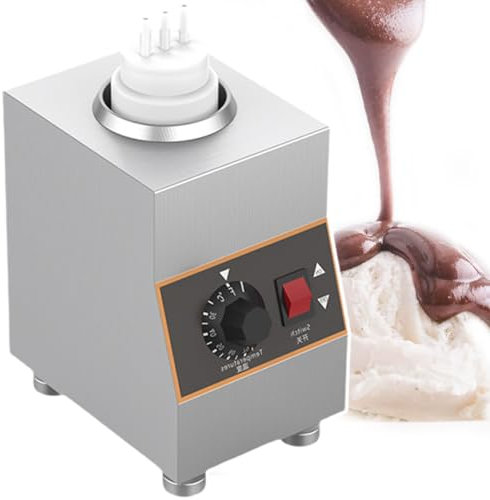 Calentador de salsa de queso de 1 a 4 rejillas, máquina para conservar el calor de mermeladas, calentador de salsa de queso y chocolate, calentador de salsa eléctrico, temperatura ajustable de 30 a