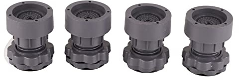 Tomvorks Shockproof Anti-Vibration Washing Machine Foot Pads, Non-Slip Washer Base Pads, 8.5cm Height, Enhances Stability