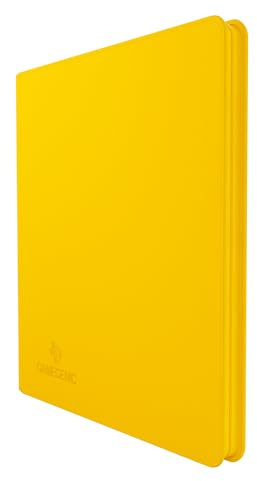 Gamegenic | Zip-Up Album 24-Pocket - Yellow | Trading Card Game Accessory | Organize Standard and Japanese Size Collectible Cards, Holds up to 480 Cards, Ideal for Playset Collections