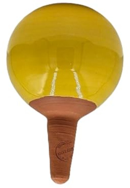 Ollas Lutton Mini Olla Terrakotta zum Pflanzen, 25 cl, automatische und umweltfreundliche Bewässerung für Pflanzen im Innen- und Außenbereich, natürliches Bewässerungssystem, Akkulaufzeit 2 Tage | Oya