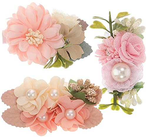 Milisten 3stücke Blumenmuster Haarspangen Kleine Blumen Haarklammern Für Junge Mädchen Kleinkinder Und Mädchen Süße Blumen Haarschmuck Für Junge