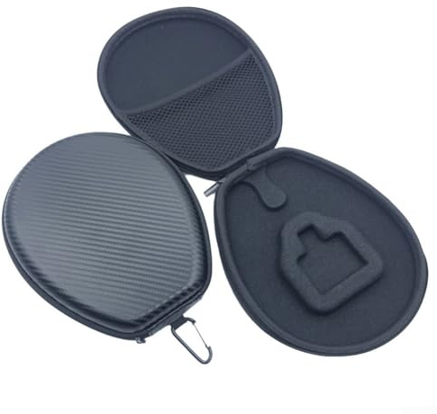 Comgooldool Harte EVA-Nackenbügel-Kopfhörer-Aufbewahrungstasche, stoßfeste und wasserdichte Tragetasche für Sony-Samsung, LG und andere Nackenbügel-Kopfhörer, schwarz