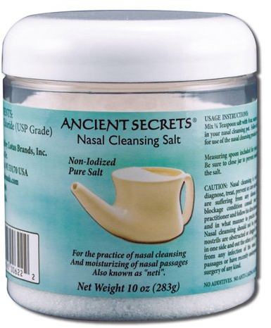 Ancient Secrets Nasal Cleansing Salt - 10 Oz