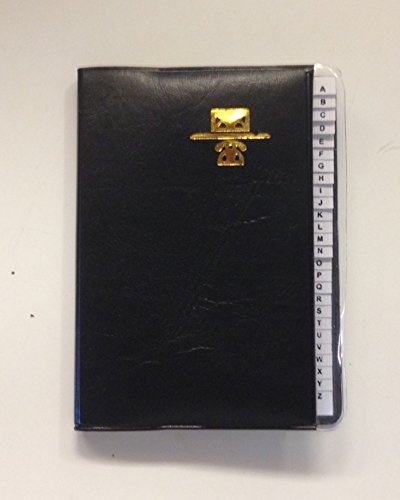 Kamset Address Telephone Book Small 3.25 x 4 Black