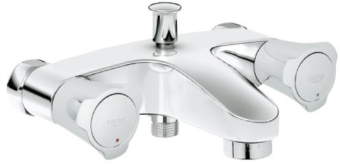 GROHE Costa L Wannenarmatur (Wandmontage, Aufputz, ohne S-Anschluss), silber, 25453001