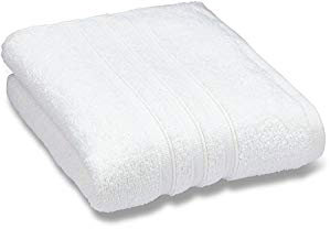 Catherine Lansfield Zero Twist Cotton 70x120cm Bath Towel White