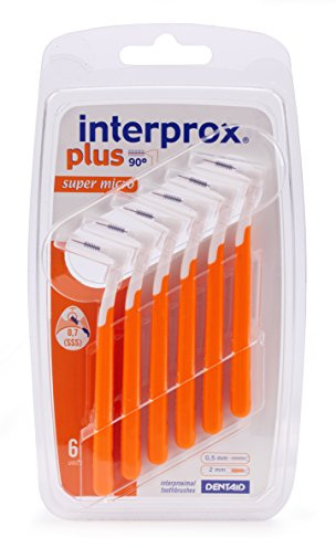 Interprox Plus Orange 0.9 mm Super Micro Interdental Brush by Interprox