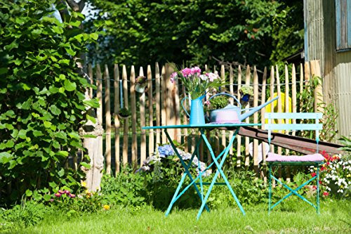 Französischer Premium Staketenzaun Kastanie - Länge 5 Meter, Höhe 100 cm, Lattenabstand 6-7 cm