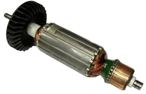 Ancora/Rotore/Ricambi Motore/Corridore/Collettore/Pacchetto Polare con Ventola Sostituisce Makita Smerigliatrice angolare 9558-NB+PB 9558-HNR 9558-HN 9558-PB