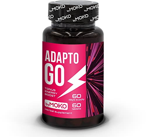 AdaptoGO Ecdysterone for muscle building - Adaptogene Komplex mit Leuzea Rhodiola Rosea Rosenwurz und Sibirischer Ginseng, Muskelaufbau, Ausdauer, Schlanke Muskelmasse 60 hochdosiert tabletten