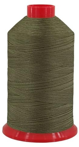 Ledergarn-Sattlergarn-Jeansgarn J20 Nähgarn Stärke 20, ca. 1500 Meter (0079 - Olivegrün)