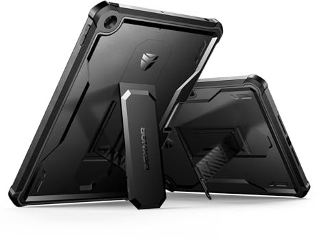 Dexnor Hülle Kompatibel mit iPad 9./8./7. Generation (10.2 Zoll), 360-Schutz-Ganzkörper-Fall mit Eingebautem Displayschutz-Bumper Kompatibel mit iPad 10.9 2019/2020/2021 - Schwarz