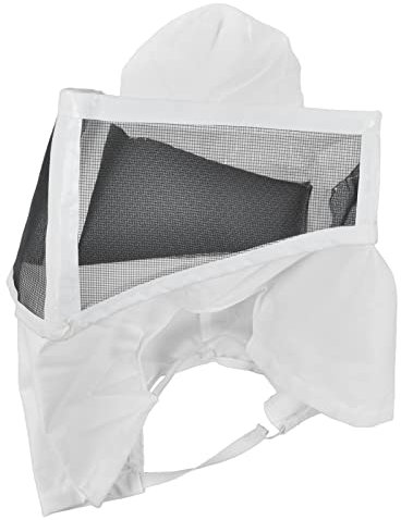 UPQRSG Kopfnetzhut, Imkerhut Aus Atmungsaktivem Netzgewebe Aus Polyester Baumwolle, Praktisches, Langlebiges Kontraktionsdesign, Angenehm zu Tragender Bienenschleier, für Imkerei, Fischer