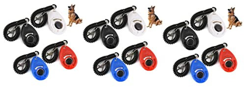 minkissy 3sets Hund Clicker Big Button Training Mit Handgelenk Gurt Für Pet Training 4 Stücke * 3