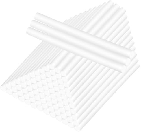 150 Piezas Barras Silicona Caliente 7mm X 100 mm, Barras de Silicona Termofusible Transparente, Barras de Pegamento Caliente para Pistola, Silicona Caliente Palos para Bricolaje, Sellado Y FijacióN