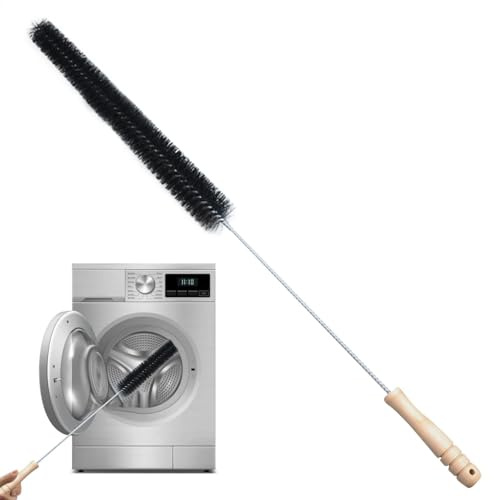 Radiator Cleaner Brush - Washing Machine Cleaning Brush | Refrigerator Brush Lint Remover | Dryer Lint Vent Cleaning Tool | Flexible Long Pipe Cleaning Tool | Pipe Unblocker for Clothes Dryer