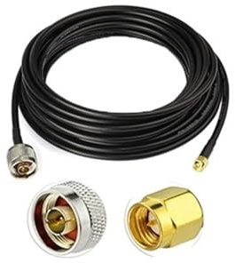 5G Antenna WiFi Long Range Omni Directional SMA Cell Phone 698-4000MHz 4G LTE Outdoor 12dBi Router Booster Modem Uwb Easy Wide Compatibility(10 m cable)