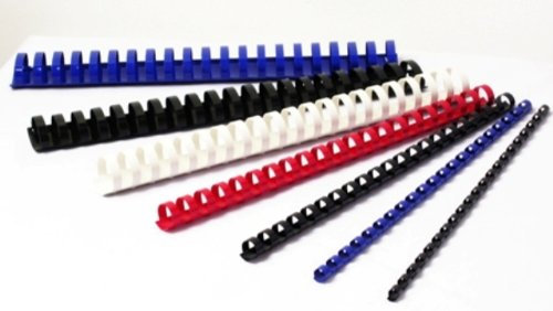 DSB RP28N Plastikbinderücken, A4, 28 mm, Schwarz, 50 Stück