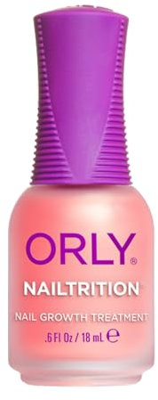 ORLY Nailtrition helps to stimulate fast natural nail growth and strengthens peeling and splitting nails. 18ml
