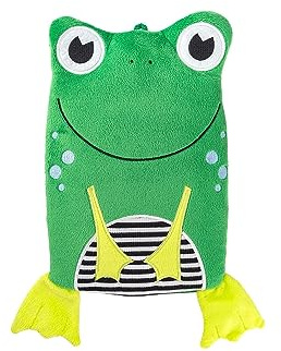 Hugo Frosch Öko-Wärmflasche Kinder 0,8 l mit weichem Tierbezug