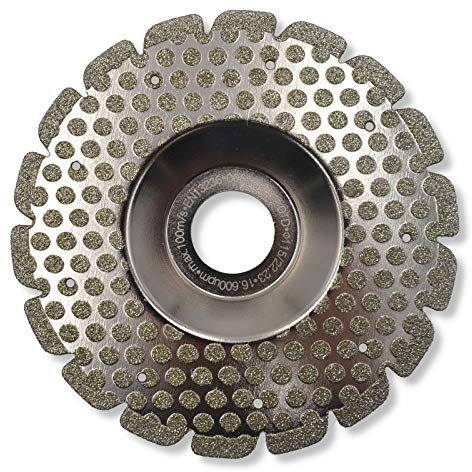DEWEPRO® Diamanttrennscheibe - Schleifscheibe Ø 115 mm Fliesen DUO - Trennscheibe - Diamantscheibe Fliesentrennscheibe mit 2 Funktionen