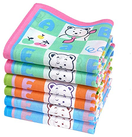 merrysquare - Kindertaschentücher - 100% Baumwolle - Ca. 30cm - 6 Stücke (Piccolo)