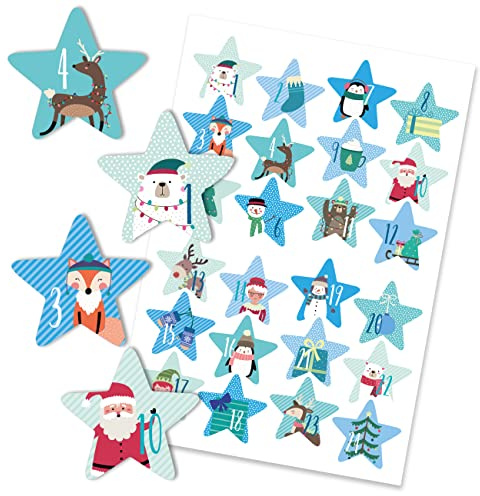 Papierdrachen 24 Adventskalender Zahlenaufkleber 2026 - Nr. 39 - Sticker 4 cm - zum Basteln und Dekorieren