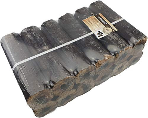 MOESTA-BBQ 10123 PowerBricks Hartholz-Briketts - Buchen-Eichen-Brikett für extra Hitze im Holzkohlegrill/Kugelgrill