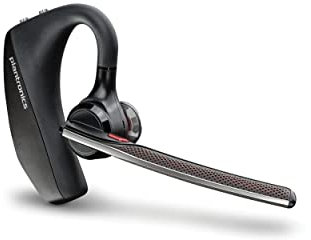 Micro-casque sans fil Plantronics Voyager 5200 Poly, micro-casque Bluetooth monaural avec micro antibruit, design ergonomique, commandes vocales, léger, connexion au mobile/à la tablette via Bluetooth